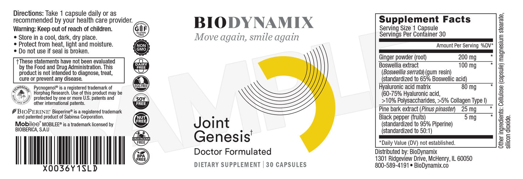 joint genesis ingredients